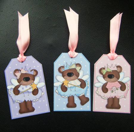 Fairy Bears - Gift Tag Cards by Charlie Angel