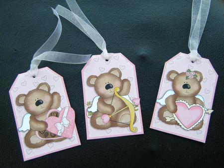 Cupid Bears - Gift Tag Cards by Charlie Angel