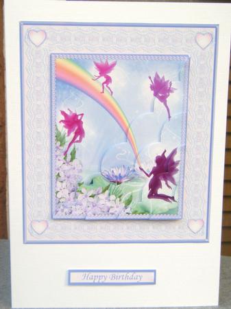 Rainbow Fairy Topper & Wavy Corner Stacker by Charlie Angel
