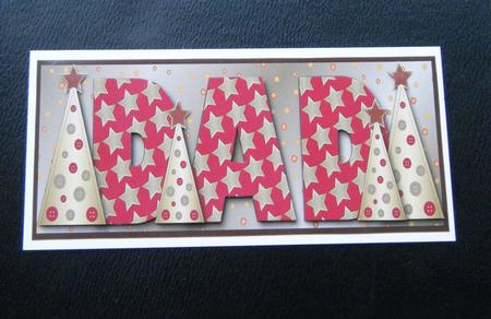 Buttons Christmas Trees Dad Large Dl by Charlie Angel