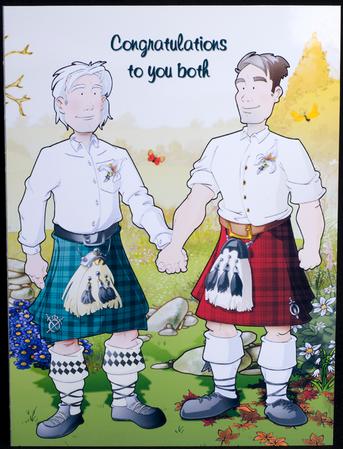 Civil Partnership Dudes A4. by Helen Williams