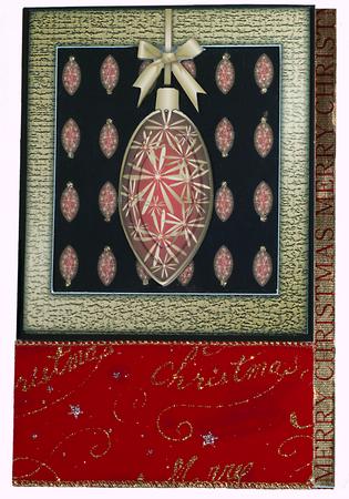 Red Christmas Bauble by Helen Williams