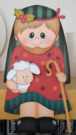 3D on the Shelf Card Kit - Christmas Nativity Shepherd by Hennie Walsh