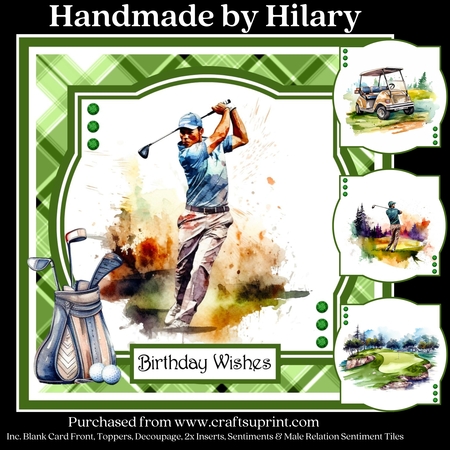 Golf sport bundle by Hilary McGourty