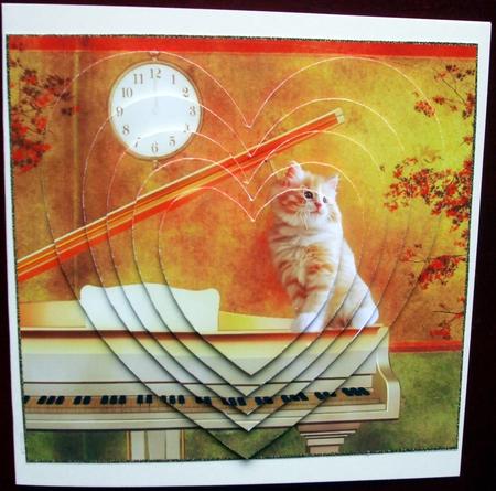 Musical Cat by Hilary Shemmans