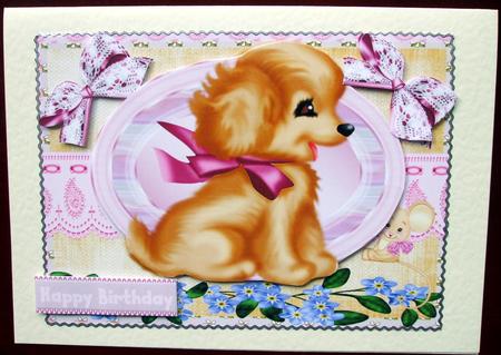 Lovely A5 of a Little Dog and His Friend the Mouse by Hilary Shemmans