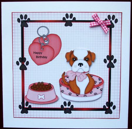 Puppy Love Birthday Girl by Hilary Shemmans