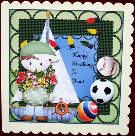 Birthday Boy Card by Hilary Shemmans