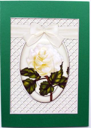 A Delicate Yellow Rose Pyramid by Hilary Shemmans