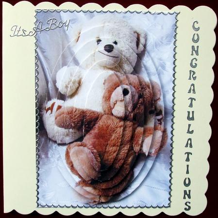 Playful Teddy Bears Oval Pyramid by Hilary Shemmans