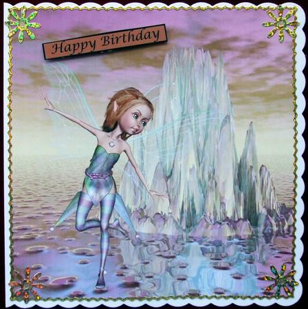 Dancing Butterfly Fairy Topper by Hilary Shemmans