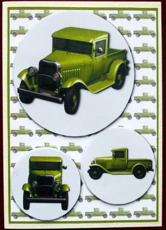 Green Pickup Quick Card + Easy Layers by Hilary Shemmans