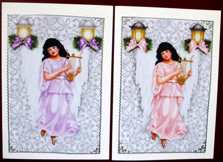 Beautiful Angel Toppers with Lanterns by Hilary Shemmans