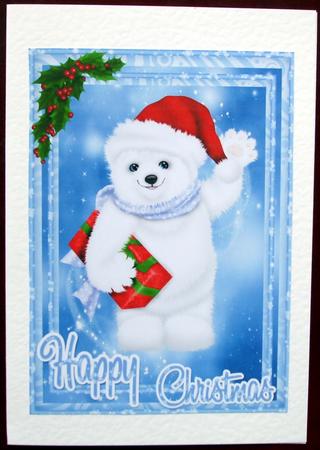 Happy Holiday Bear by Hilary Shemmans
