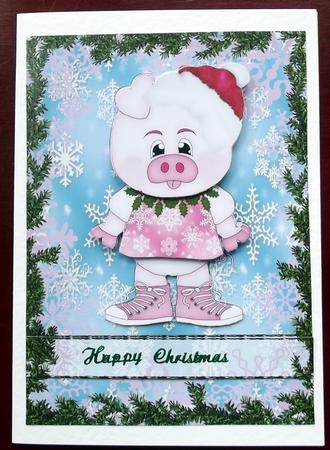 Christmas Piggy - Thank Goodness for Turkeys! by Hilary Shemmans