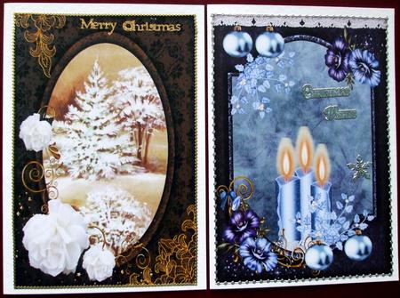 Vintage Romantic Christmas Toppers by Hilary Shemmans