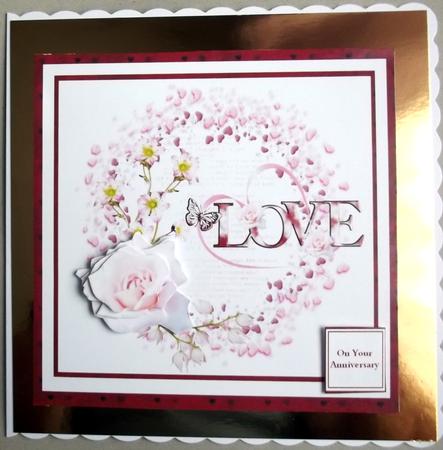Pink Romance with Decoupage by Hilary Shemmans