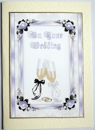 Wedding Day Champagne Glasses on Mauve Featured Gallery Photo