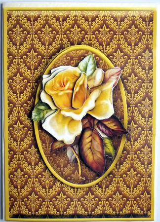 Yellow Rose Quick Card by Hilary Shemmans