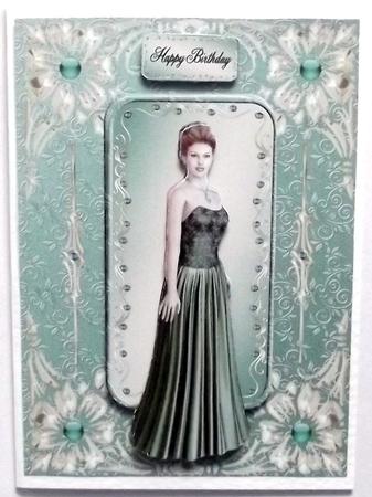 Glamour Lady in Green by Hilary Shemmans