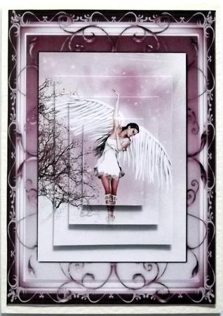 Lavender Fairy Pyramid Stacker Topper by Hilary Shemmans
