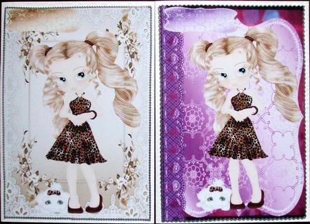Two Card Toppers by Hilary Shemmans