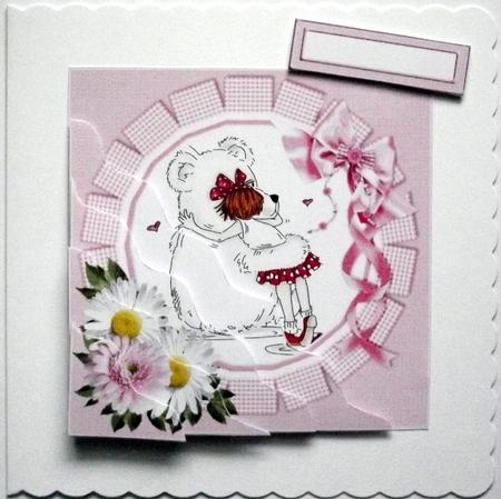 Sassy Cheryl Bear Hugs Side Stacker by Hilary Shemmans