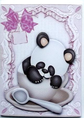Sleepy Little Panda in a Teacup by Hilary Shemmans