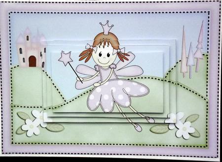 A5 Fairy Twinkletoes Pyramage Topper by Hilary Shemmans