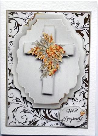 Sympathy Card with Autumn Leaves by Hilary Shemmans