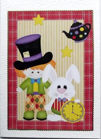 Mad Hatter & White Rabbit by Hilary Shemmans
