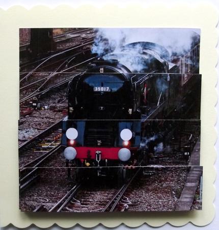 Vintage Steam Train Bottom Stacker by Hilary Shemmans
