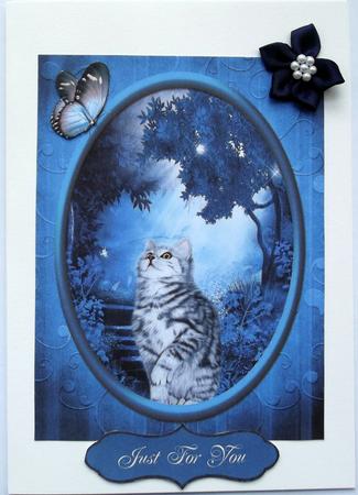 Night Time Games Card Topper by Hilary Shemmans