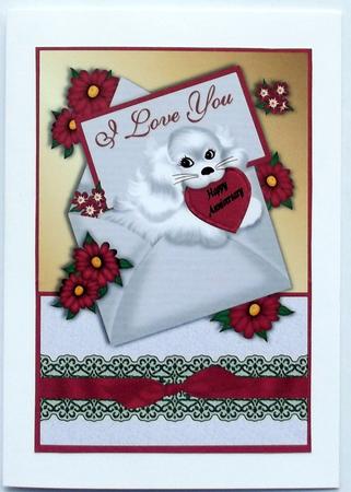 Puppy Love Anniversary A4 by Hilary Shemmans
