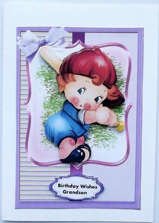 Lovely Cute Baseball Boy by Hilary Shemmans