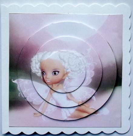 Cute Butterfly Fairy Circle Pyramid by Hilary Shemmans