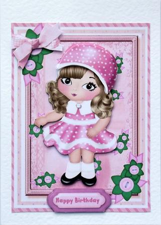 Little Miss Porcelainin Pink by Hilary Shemmans