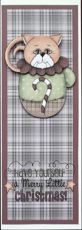 Long Cat Card Topper by Hilary Shemmans