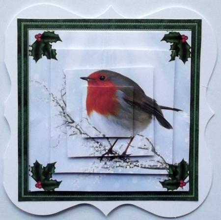 Gorgeous Robin & Holly - Pyramid Topper by Hilary Shemmans