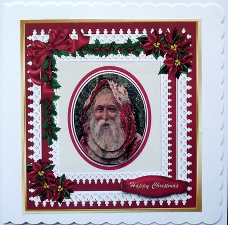 Lovely Vintage Santa by Hilary Shemmans