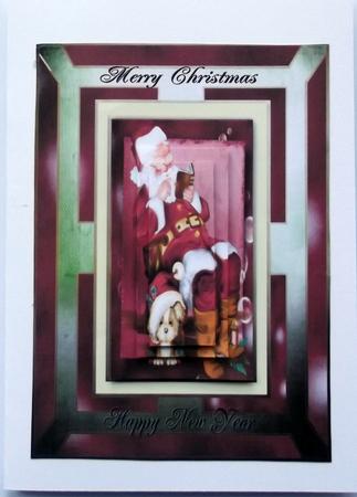 Father Christmas and Puppy by Hilary Shemmans