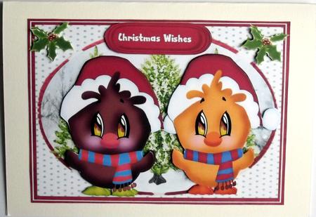 Two Little Christmas Ducky Friends . by Hilary Shemmans