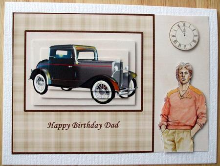 Vintage Car for Your Birthday by Hilary Shemmans