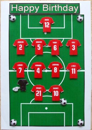 England Football Team by Hilary Shemmans
