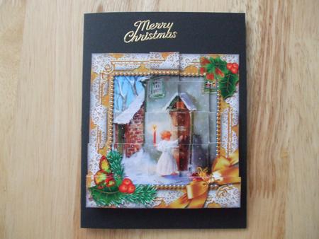 Choirboy Knocking Holly 5inch Square Bottom Castle Stacker by Hilary Shemmans
