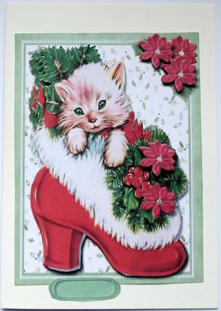 Lovely Little Kitty in a Slipper  by Hilary Shemmans