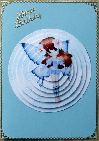 Blue Fairy Circle Pyramid by Hilary Shemmans