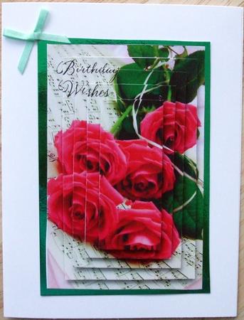 Lovely Red Roses on Music Sheet, Pyramids by Hilary Shemmans