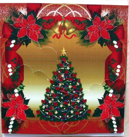 Christmas Tree Framed by Hilary Shemmans