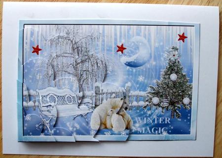 Magical Winter Corner Stacker by Hilary Shemmans